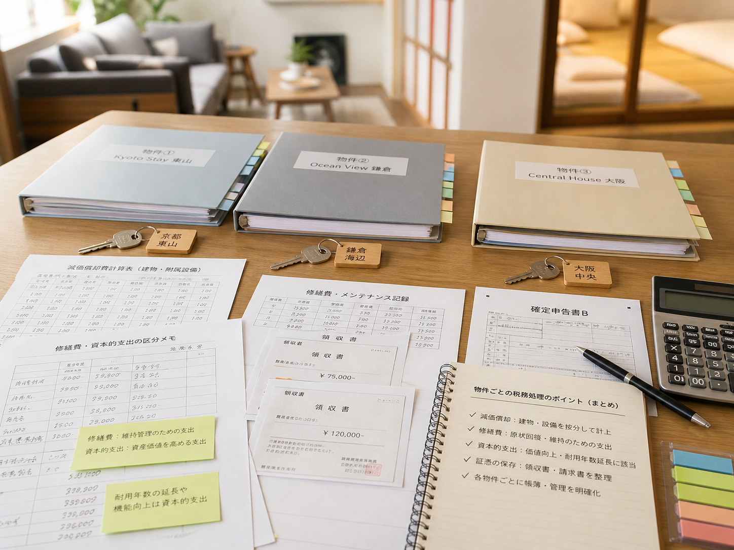 税務書類・物件ファイル